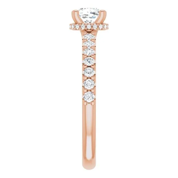 Hidden Halo-Style Engagement Ring Image 4 Clater Jewelers Louisville, KY