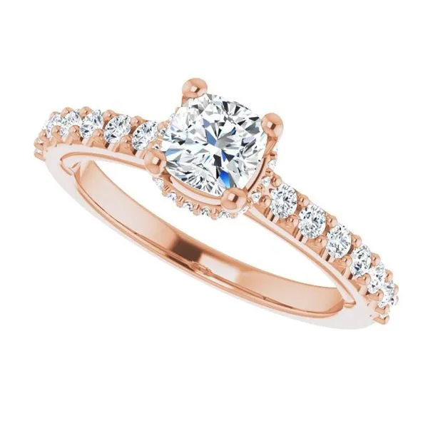 Hidden Halo-Style Engagement Ring Image 5 Dripping Diamonds Dripping Springs, TX