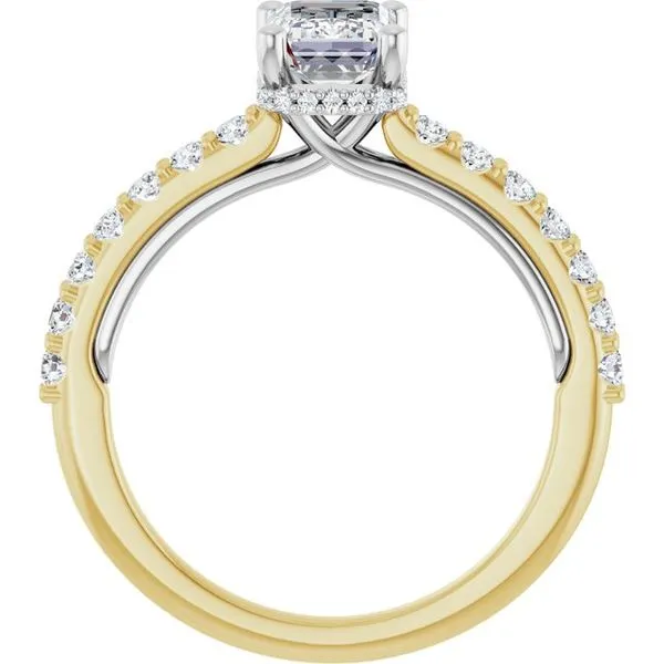 Hidden Halo-Style Engagement Ring Image 2 Clater Jewelers Louisville, KY