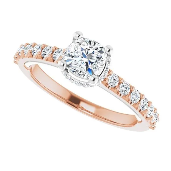 Hidden Halo-Style Engagement Ring Image 5 Rox Atlanta Jewelers Decatur, GA