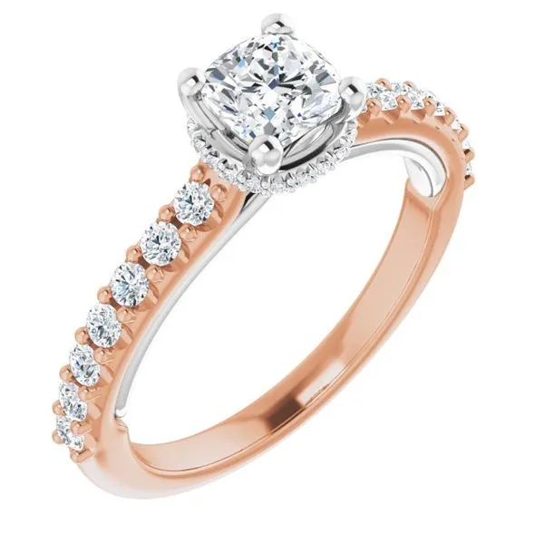 Hidden Halo-Style Engagement Ring Clater Jewelers Louisville, KY