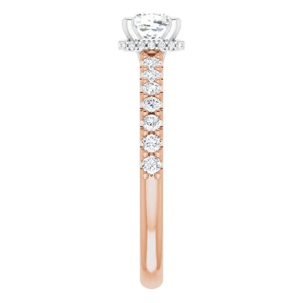 Hidden Halo-Style Engagement Ring Image 4 Clater Jewelers Louisville, KY