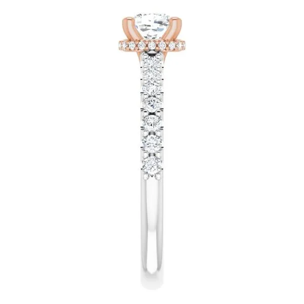 Hidden Halo-Style Engagement Ring Image 4 Clater Jewelers Louisville, KY