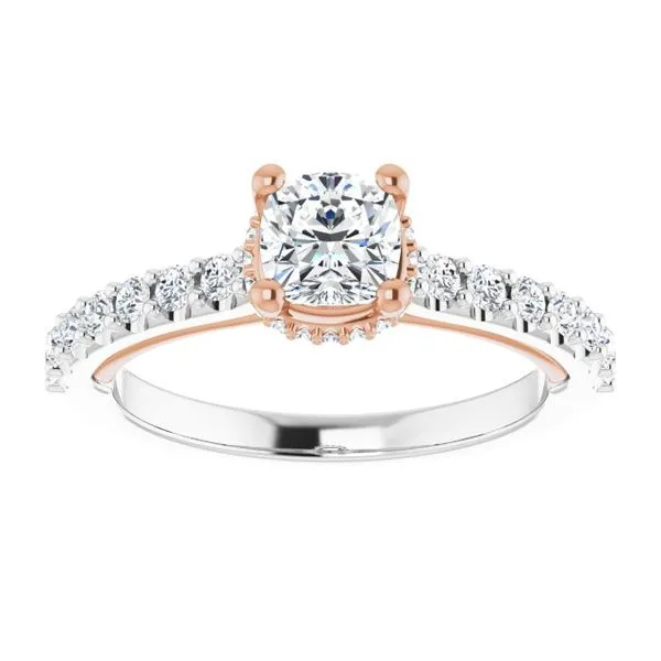 Hidden Halo-Style Engagement Ring Image 3 Eskews Fine Jewelers Lee's Summit, MO