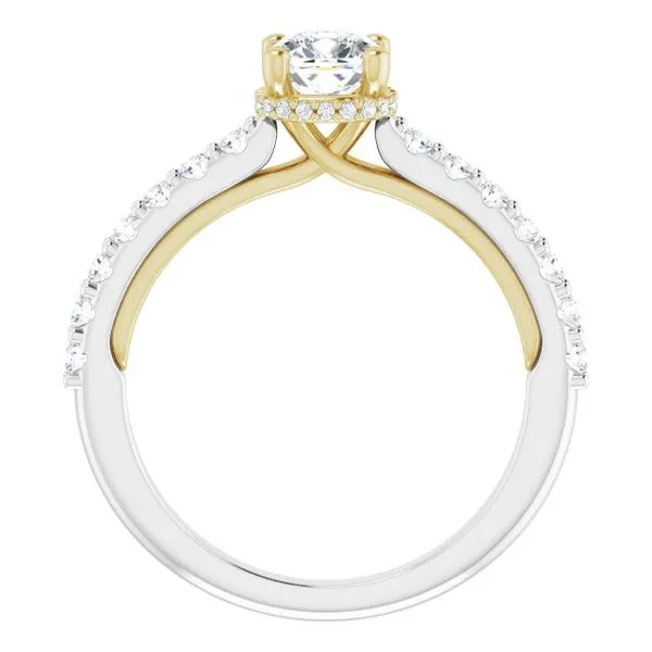 Hidden Halo-Style Engagement Ring Image 2 Rox Atlanta Jewelers Decatur, GA