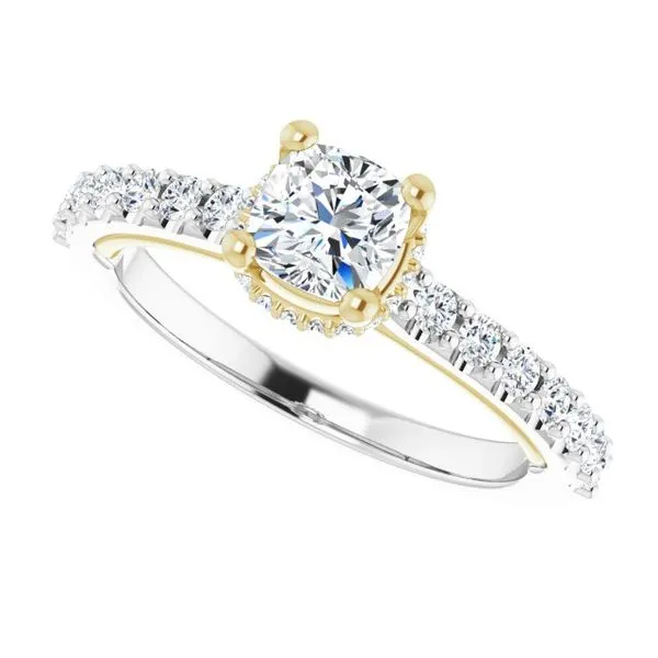 Hidden Halo-Style Engagement Ring Image 5 Rox Atlanta Jewelers Decatur, GA