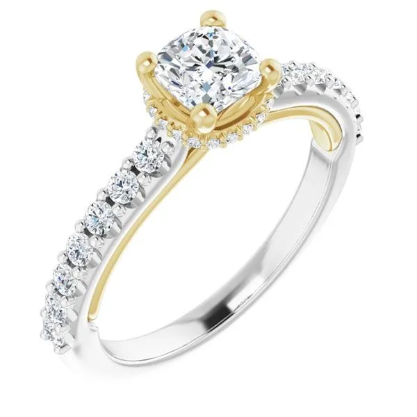 Hidden Halo-Style Engagement Ring Witt's Jewelry Wayne, NE