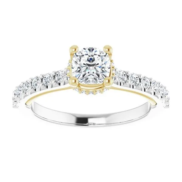 Hidden Halo-Style Engagement Ring Image 3 Arezzo Jewelers Elmwood Park, IL