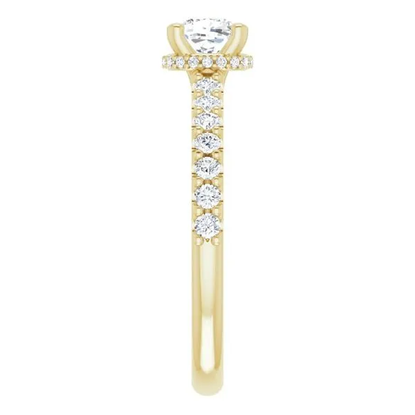 Hidden Halo-Style Engagement Ring Image 4 Arezzo Jewelers Elmwood Park, IL