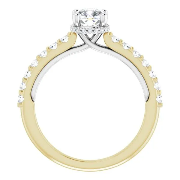 Hidden Halo-Style Engagement Ring Image 2 Rox Atlanta Jewelers Decatur, GA