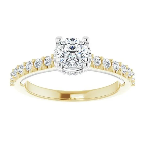 Hidden Halo-Style Engagement Ring Image 3 Arezzo Jewelers Elmwood Park, IL