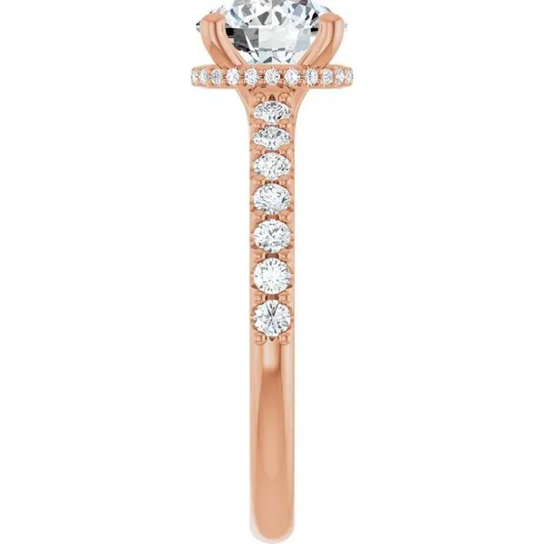 Hidden Halo-Style Engagement Ring Image 4 Clater Jewelers Louisville, KY