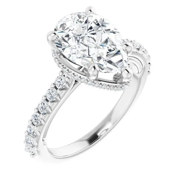 Hidden Halo-Style Engagement Ring Arezzo Jewelers Elmwood Park, IL