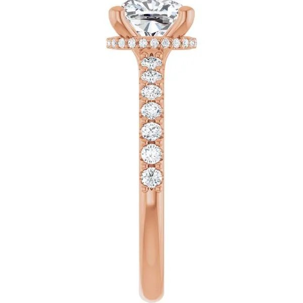 Hidden Halo-Style Engagement Ring Image 4 Raleigh Diamond Fine Jewelry Raleigh, NC