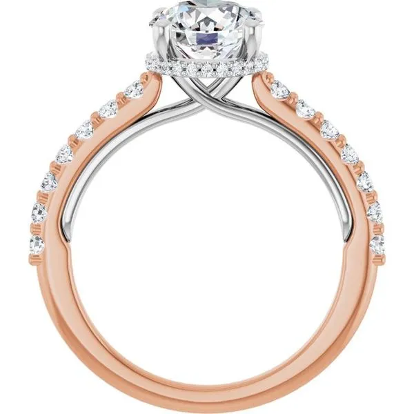 Hidden Halo-Style Engagement Ring Image 2 Clater Jewelers Louisville, KY