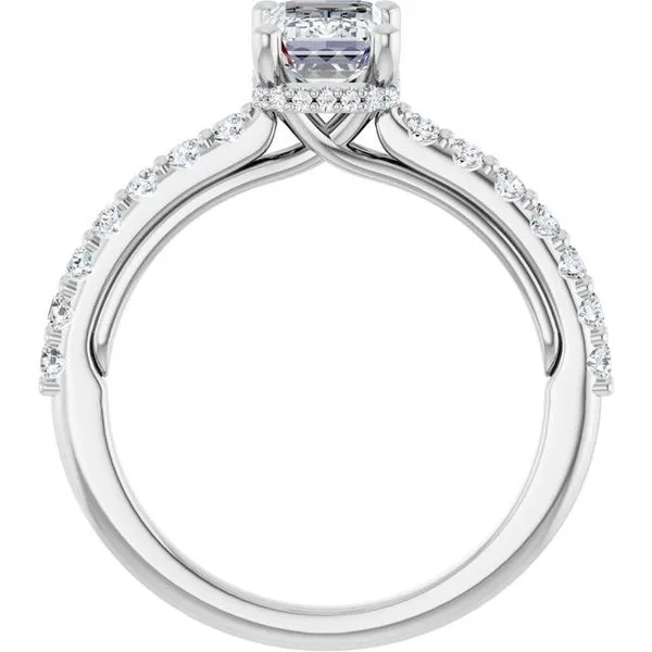 Hidden Halo-Style Engagement Ring Image 2 Rox Atlanta Jewelers Decatur, GA
