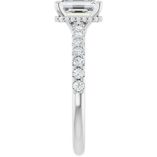 Hidden Halo-Style Engagement Ring Image 4 Rox Atlanta Jewelers Decatur, GA