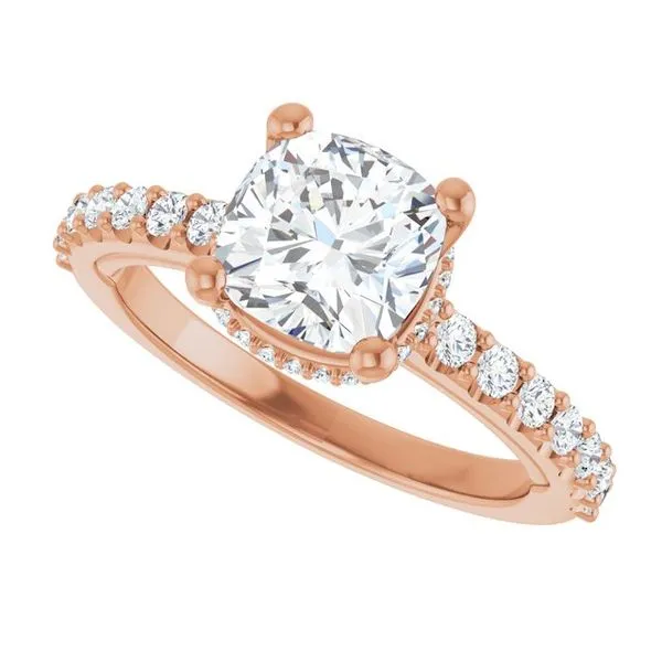 Hidden Halo-Style Engagement Ring Image 5 Rox Atlanta Jewelers Decatur, GA