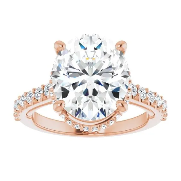 Hidden Halo-Style Engagement Ring Image 3 Rox Atlanta Jewelers Decatur, GA