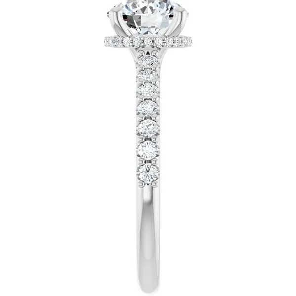 Hidden Halo-Style Engagement Ring Image 4 Paul James Jewelers Angels Camp, CA