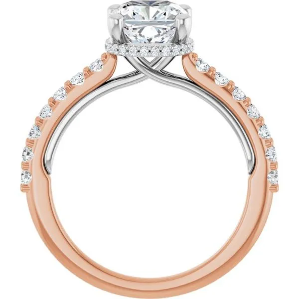 Hidden Halo-Style Engagement Ring Image 2 Shipley's Fine Jewelry Hampstead, MD