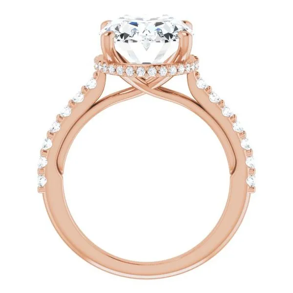 Hidden Halo-Style Engagement Ring Image 2 House of Silva Wooster, OH