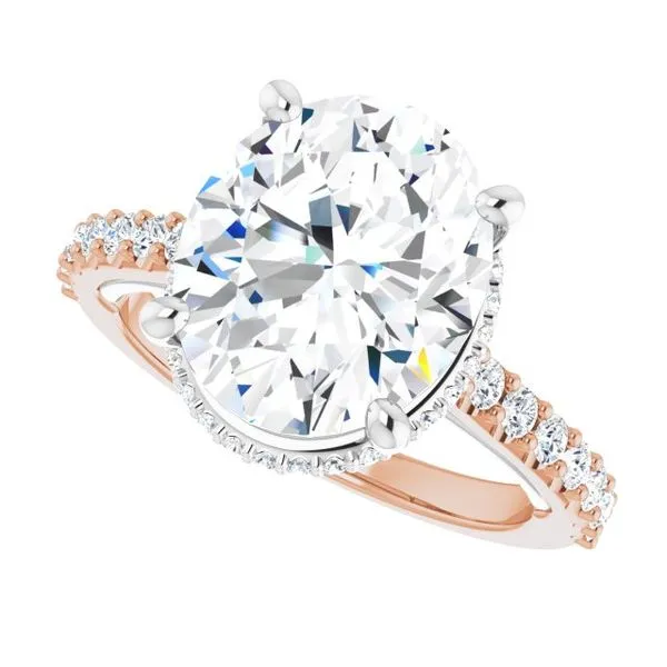 Hidden Halo-Style Engagement Ring Image 5 House of Silva Wooster, OH