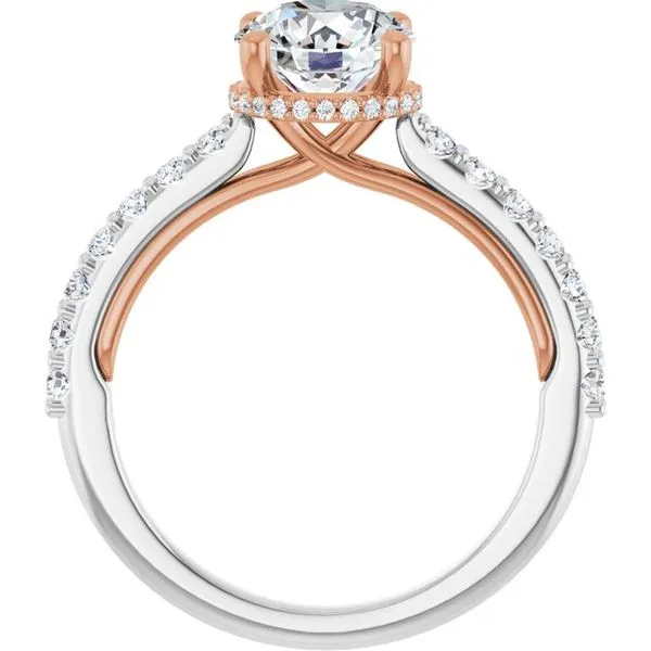 Hidden Halo-Style Engagement Ring Image 2 Arezzo Jewelers Elmwood Park, IL