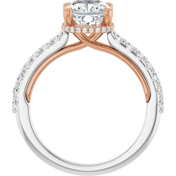 Hidden Halo-Style Engagement Ring Image 2 House of Silva Wooster, OH