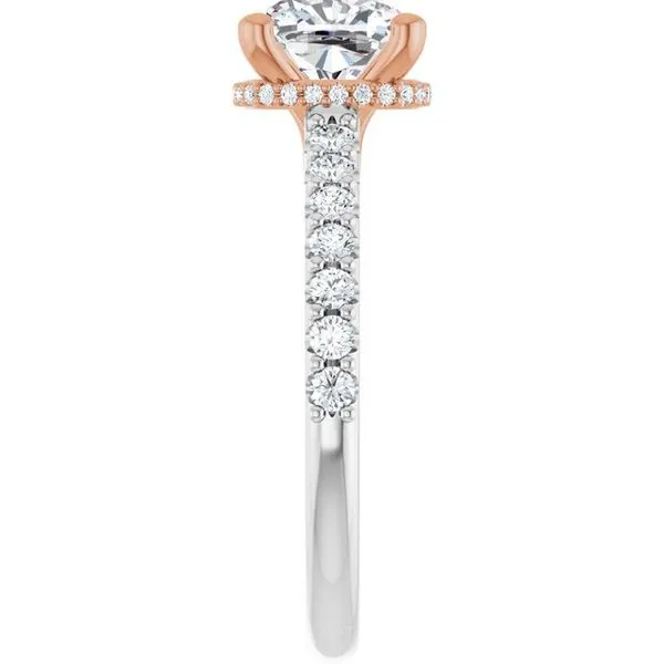 Hidden Halo-Style Engagement Ring Image 4 House of Silva Wooster, OH