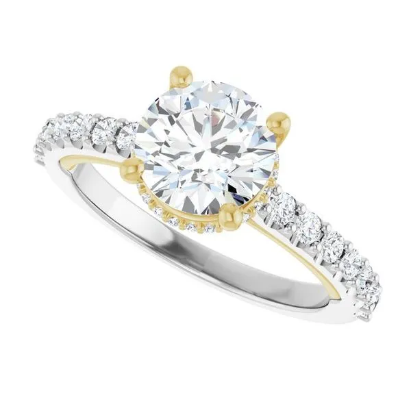 Hidden Halo-Style Engagement Ring Image 5 Rox Atlanta Jewelers Decatur, GA