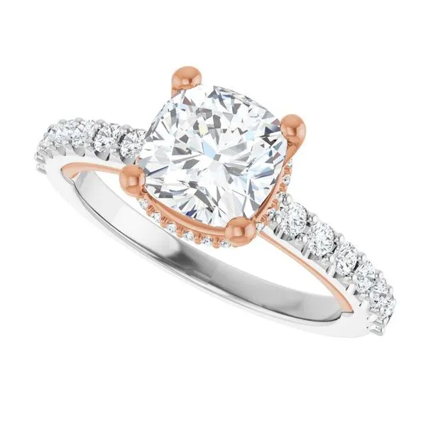 Hidden Halo-Style Engagement Ring Image 5 Dripping Diamonds Dripping Springs, TX