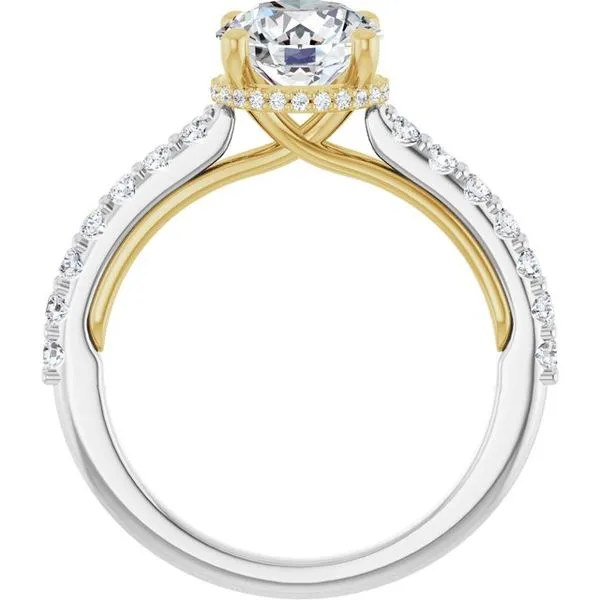 Hidden Halo-Style Engagement Ring Image 2 Clater Jewelers Louisville, KY