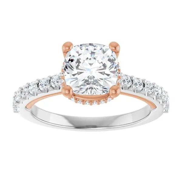 Hidden Halo-Style Engagement Ring Image 3 Rox Atlanta Jewelers Decatur, GA