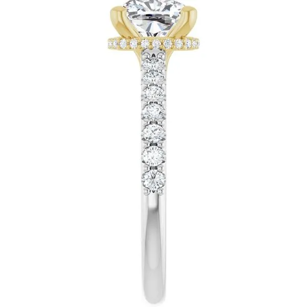 Hidden Halo-Style Engagement Ring Image 4 Futer Bros Jewelers York, PA