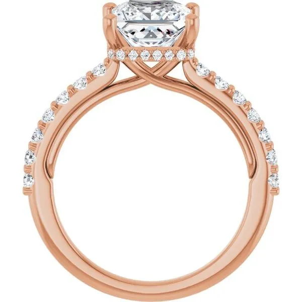 Hidden Halo-Style Engagement Ring Image 2 Rox Atlanta Jewelers Decatur, GA