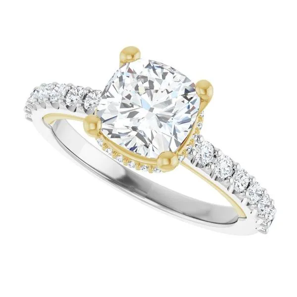 Hidden Halo-Style Engagement Ring Image 5 Rox Atlanta Jewelers Decatur, GA