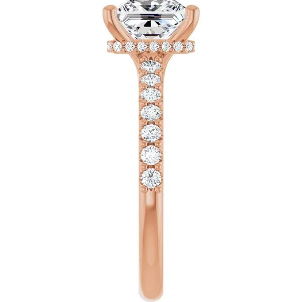 Hidden Halo-Style Engagement Ring Image 4 Golden Sails Jewelers, Inc. Saint Petersburg, FL