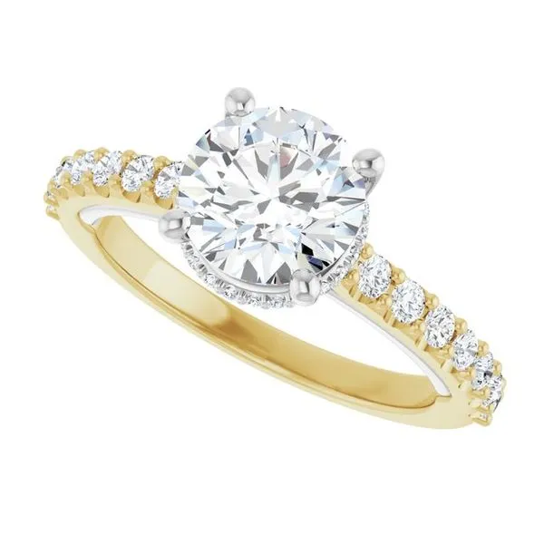 Hidden Halo-Style Engagement Ring Image 5 Rox Atlanta Jewelers Decatur, GA
