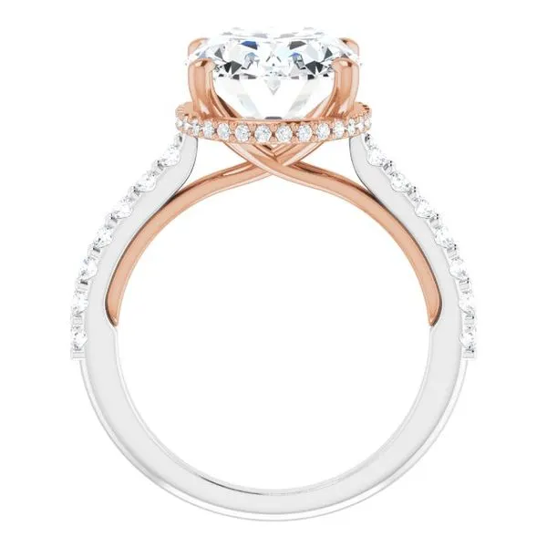 Hidden Halo-Style Engagement Ring Image 2 House of Silva Wooster, OH