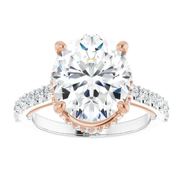 Hidden Halo-Style Engagement Ring Image 3 Rox Atlanta Jewelers Decatur, GA