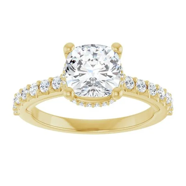 Hidden Halo-Style Engagement Ring Image 3 Rox Atlanta Jewelers Decatur, GA
