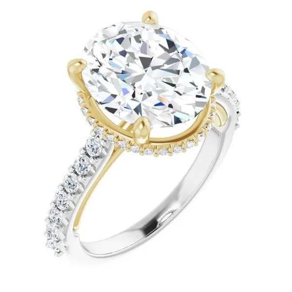 Hidden Halo-Style Engagement Ring Clater Jewelers Louisville, KY