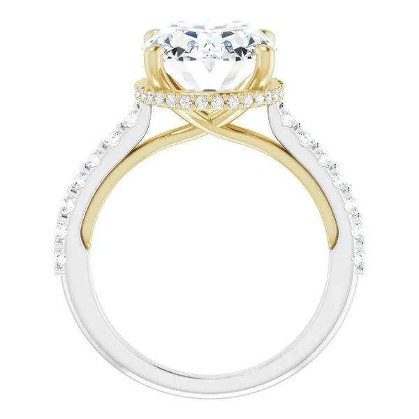 Hidden Halo-Style Engagement Ring Image 2 Clater Jewelers Louisville, KY