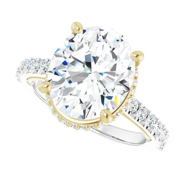 Hidden Halo-Style Engagement Ring Image 5 Clater Jewelers Louisville, KY