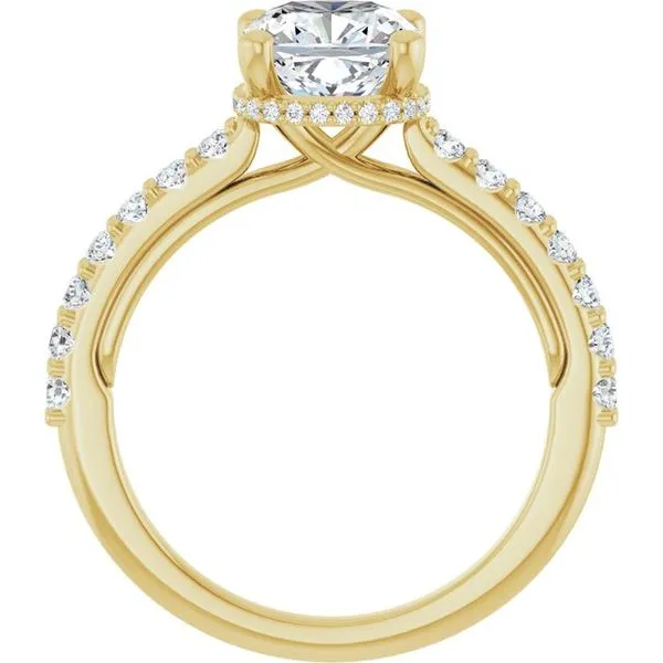 Hidden Halo-Style Engagement Ring Image 2 Austin's Fine Diamonds & Jewelry Lyndhurst, NJ