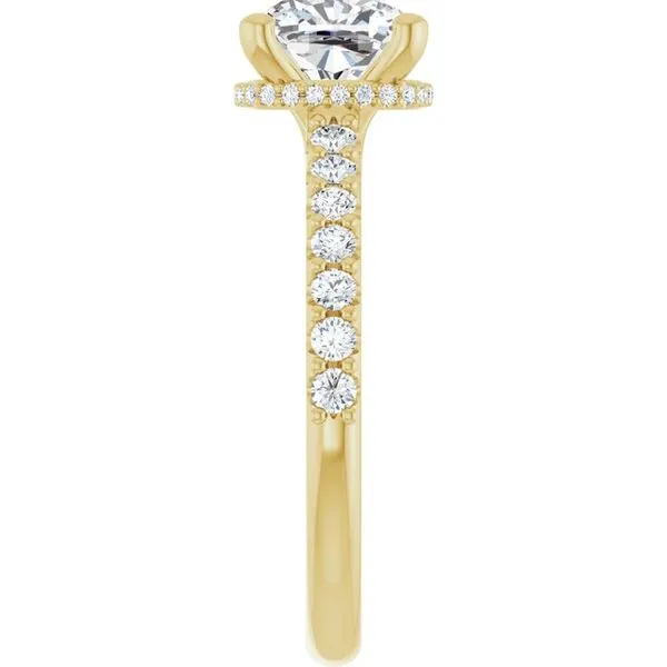 Hidden Halo-Style Engagement Ring Image 4 Austin's Fine Diamonds & Jewelry Lyndhurst, NJ