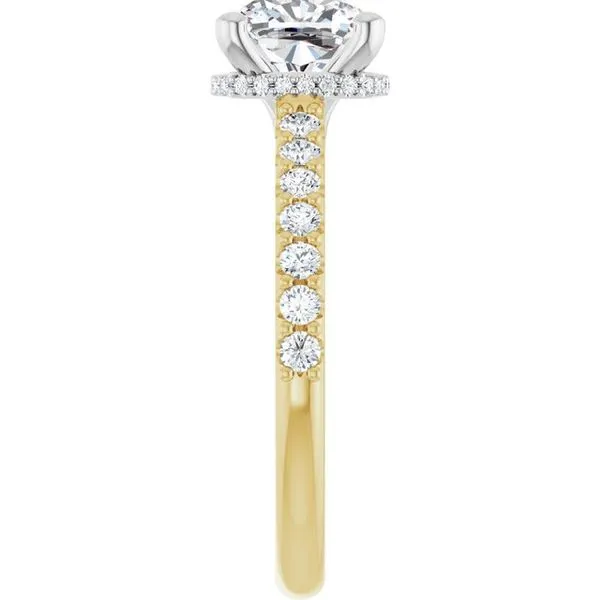 Hidden Halo-Style Engagement Ring Image 4 Rox Atlanta Jewelers Decatur, GA