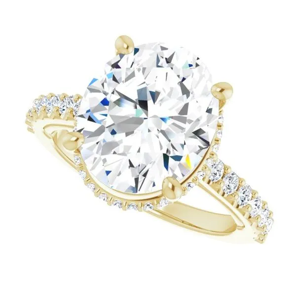 Hidden Halo-Style Engagement Ring Image 5 Arezzo Jewelers Elmwood Park, IL