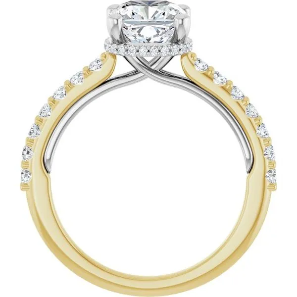 Hidden Halo-Style Engagement Ring Image 2 Austin's Fine Diamonds & Jewelry Lyndhurst, NJ